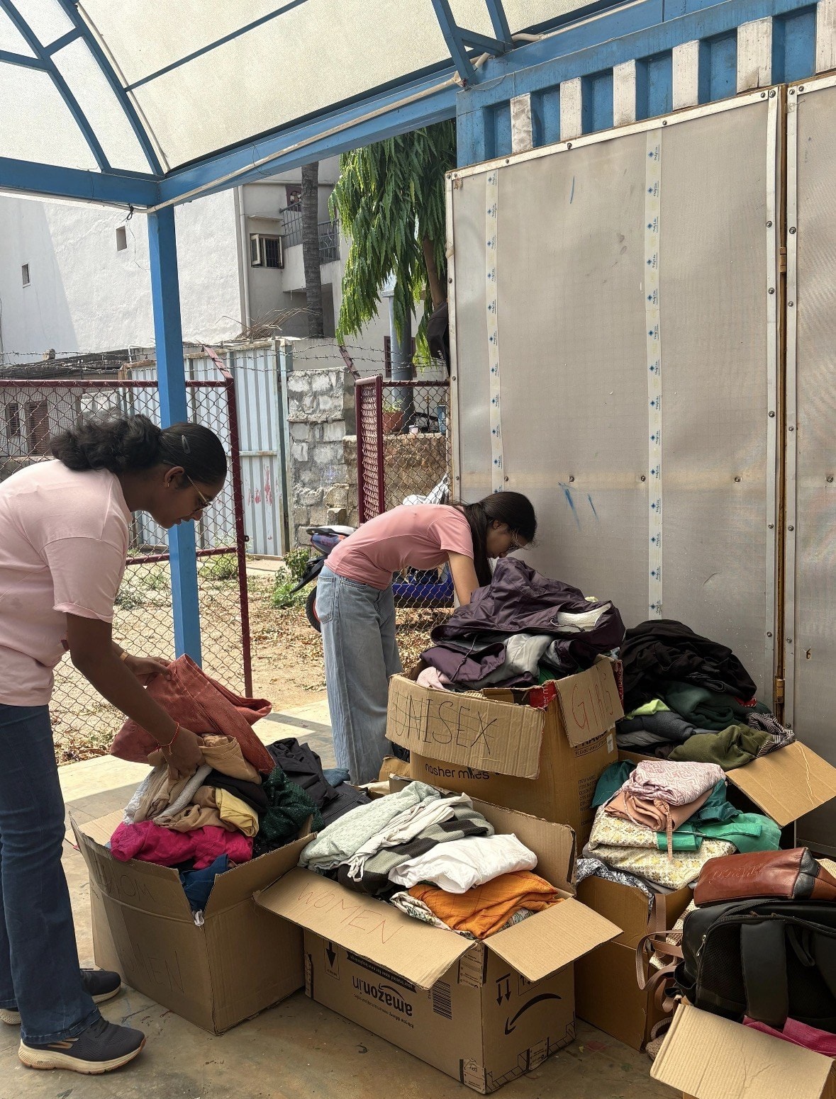 The Anugraha Project — clothing distribution